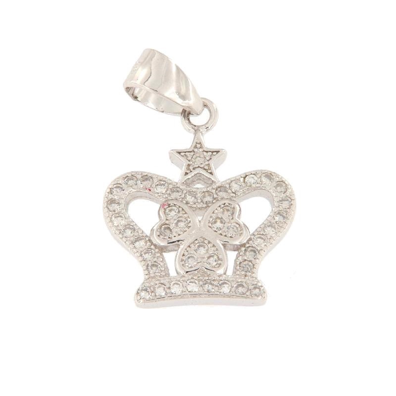 CIONDOLO ARGENTO ZIRCONE