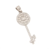 CIONDOLO ARGENTO ZIRCONE