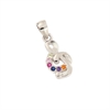 CIONDOLO ARGENTO ZIRCONE