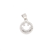 CIONDOLO ARGENTO ZIRCONE