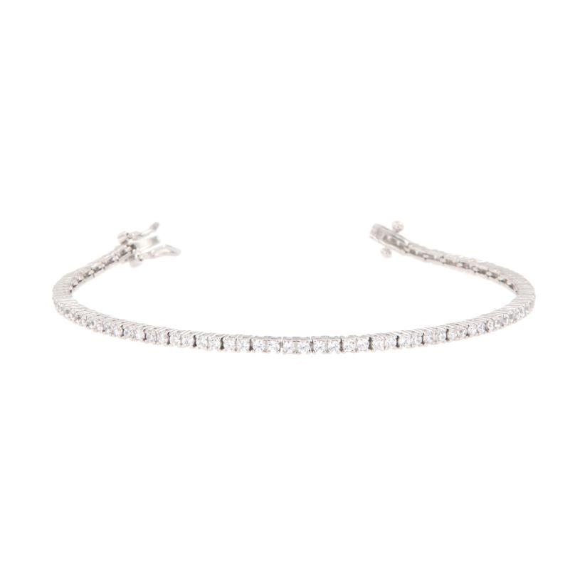 BRACCIALE ARGENTO ZIRCONE TENNIS