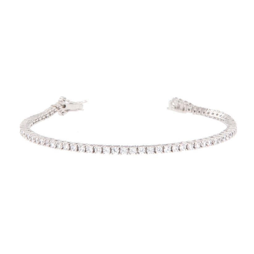 BRACCIALE ARGENTO ZIRCONE TENNIS