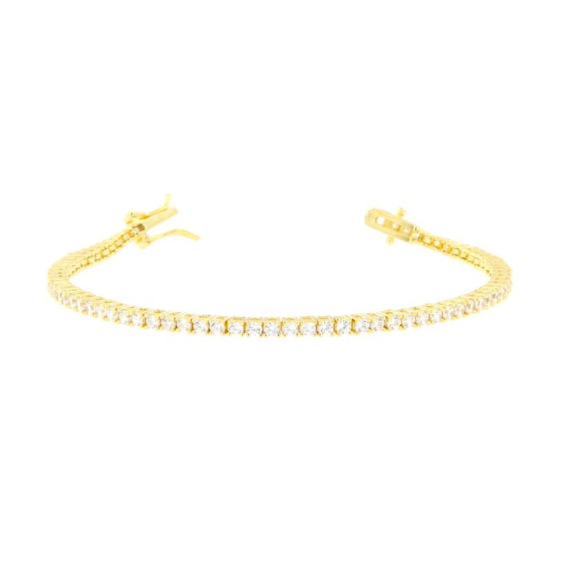 BRACCIALE ARGENTO ZIRCONE TENNIS