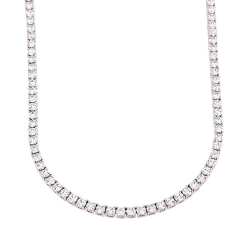 COLLIER ARGENTO ZIRCONE TENNIS