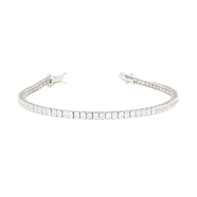 BRACCIALE ARGENTO ZIRCONE TENNIS