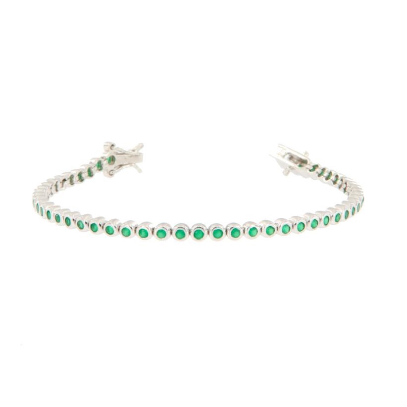 BRACCIALE ARGENTO ZIRCONE TENNIS