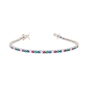 BRACCIALE ARGENTO ZIRCONE TENNIS