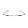 BRACCIALE ARGENTO ZIRCONE TENNIS