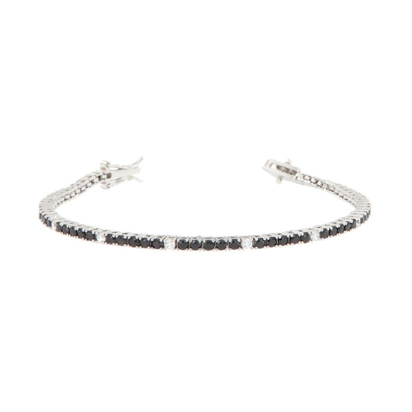 BRACCIALE ARGENTO ZIRCONE TENNIS