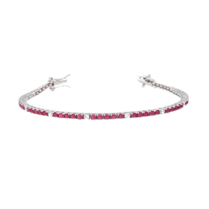 BRACCIALE ARGENTO ZIRCONE TENNIS
