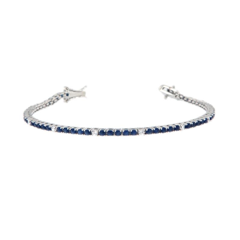 BRACCIALE ARGENTO ZIRCONE TENNIS