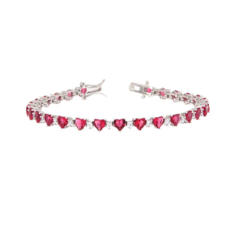 BRACCIALE ARGENTO TENNIS