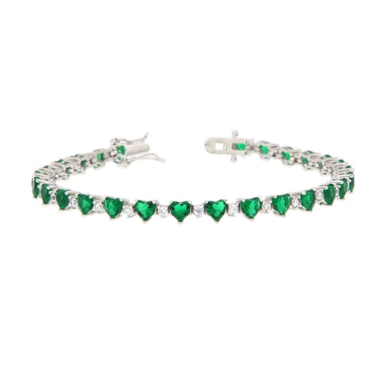 BRACCIALE ARGENTO TENNIS