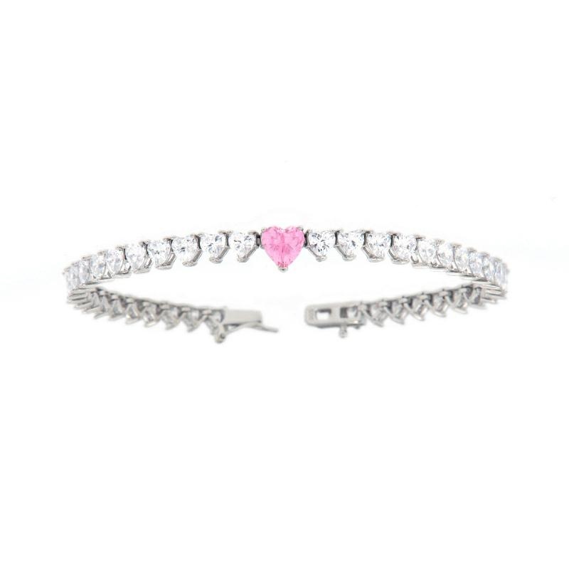 BRACCIALE ARGENTO TENNIS