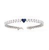 BRACCIALE ARGENTO ZIRCONE TENNIS