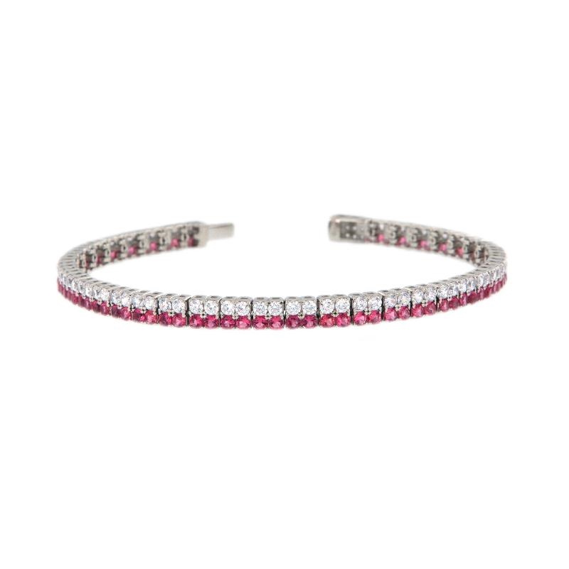 BRACCIALE ARGENTO ZIRCONE TENNIS