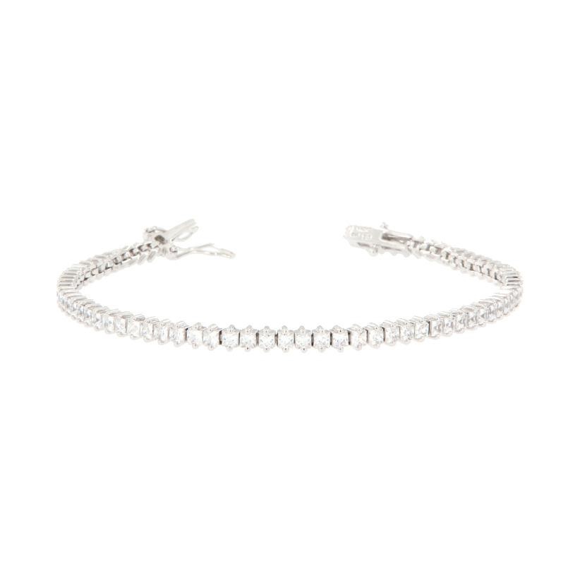 BRACCIALE ARGENTO ZIRCONE TENNIS