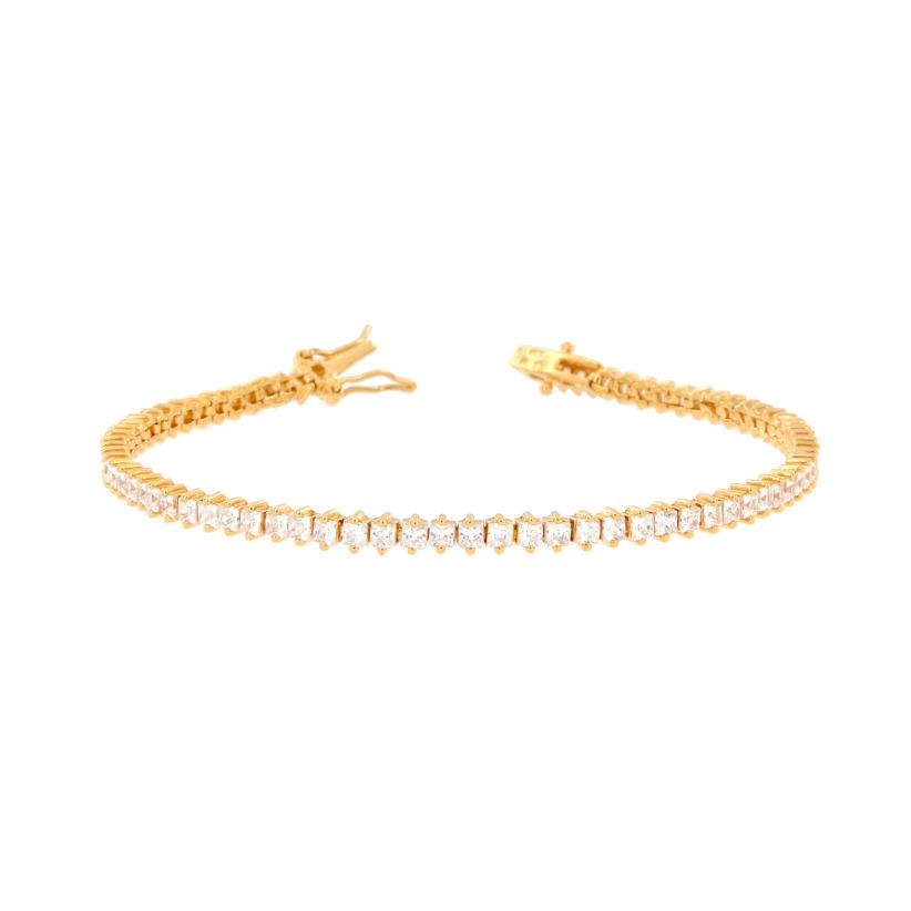 BRACCIALE ARGENTO ZIRCONE TENNIS