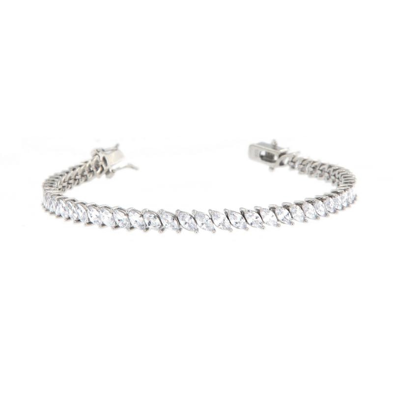 BRACCIALE ARGENTO ZIRCONE TENNIS