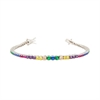 BRACCIALE ARGENTO TENNIS