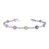 BRACCIALE ARGENTO TENNIS