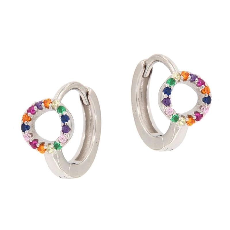 ORECCHINO ARGENTO ZIRCONE 3PZ