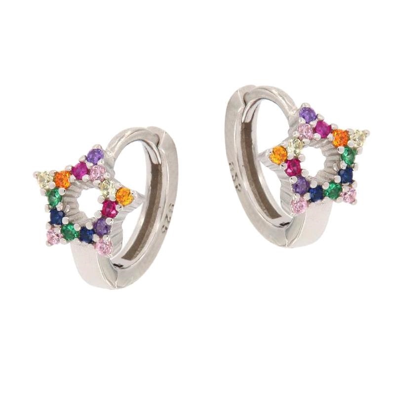 ORECCHINO ARGENTO ZIRCONE 3PZ