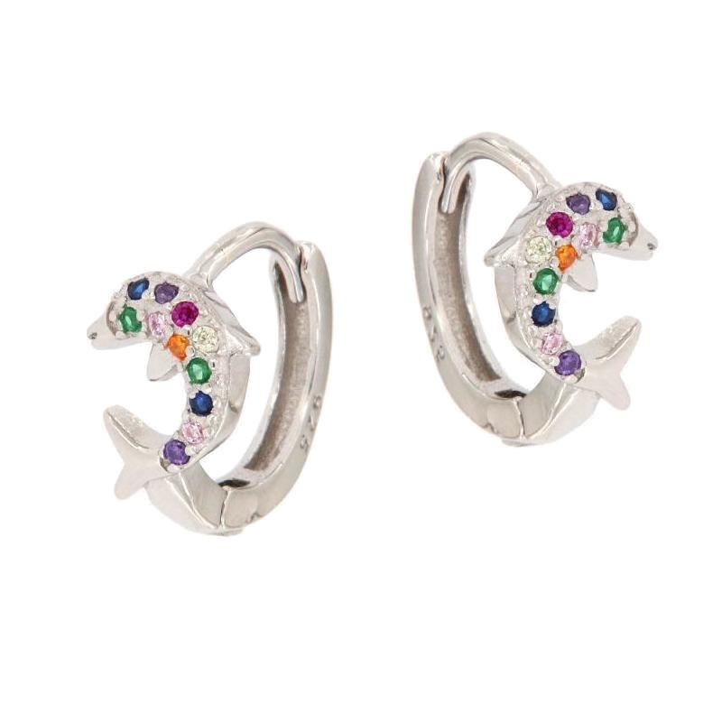 ORECCHINO ARGENTO ZIRCONE 3PZ