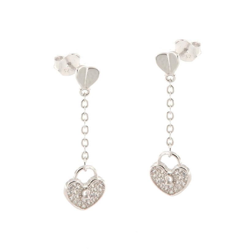 ORECCHINO ARGENTO ZIRCONE 3PZ