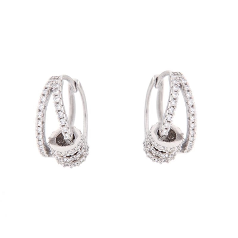 ORECCHINO ARGENTO ZIRCONE