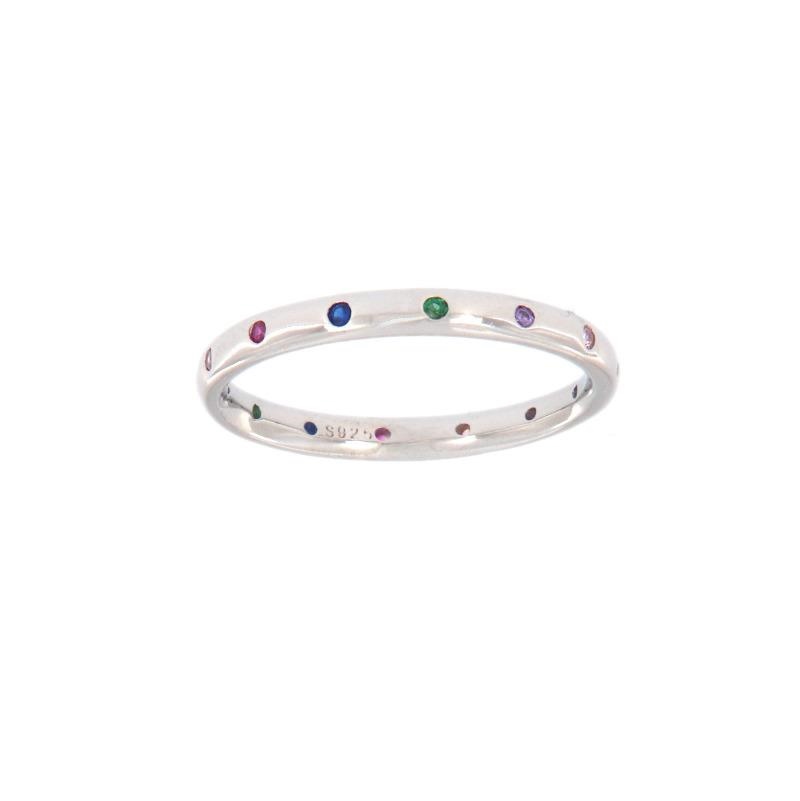 ANELLO ARGENTO ZIRCONE