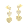 ORECCHINO ARGENTO ZIRCONE 3PZ