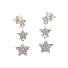 ORECCHINO ARGENTO ZIRCONE 3PZ
