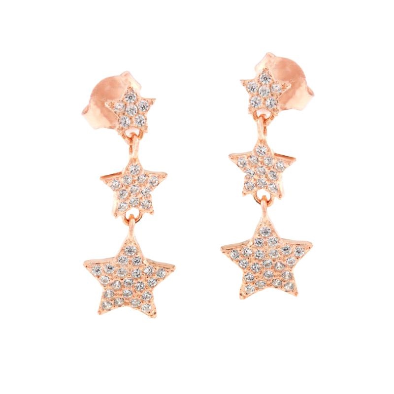 ORECCHINO ARGENTO ZIRCONE 3PZ