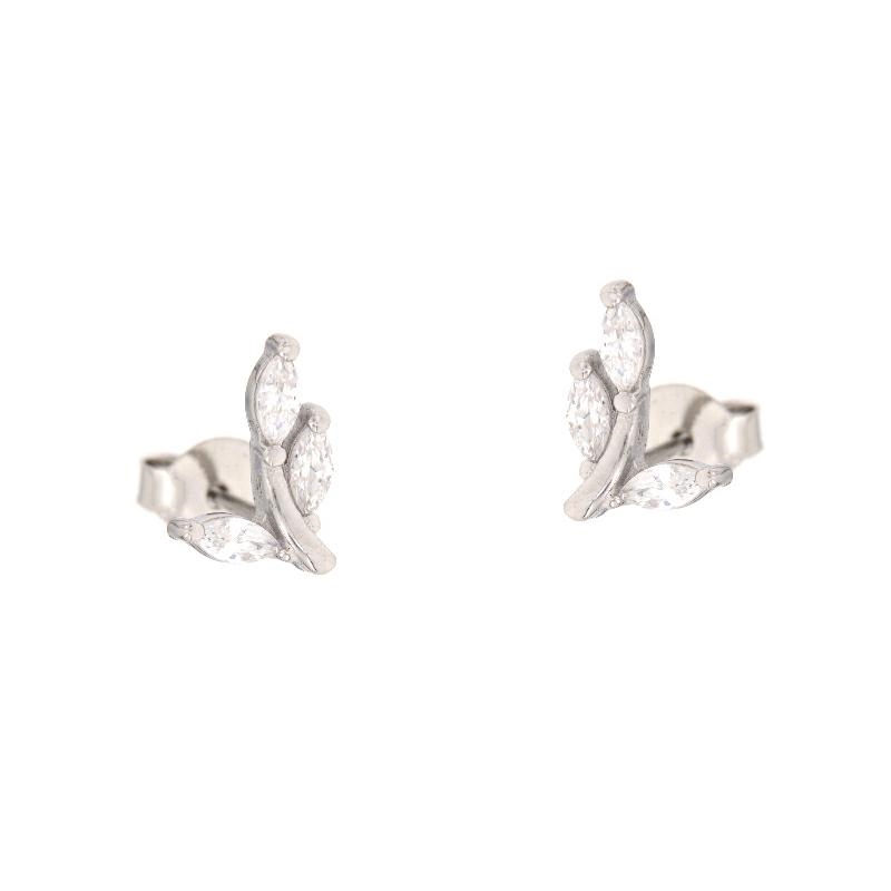 ORECCHINO ARGENTO ZIRCONE 3PZ