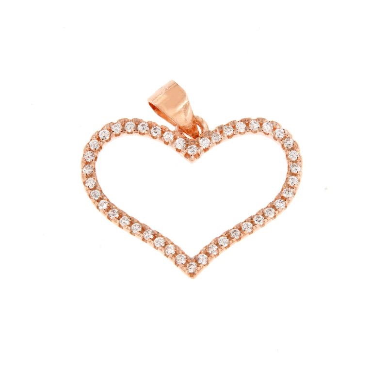 CIONDOLO ARGENTO ZIRCONE