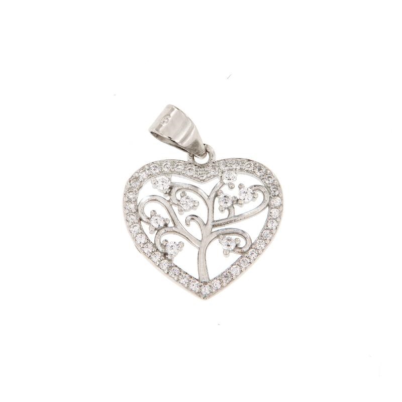 CIONDOLO ARGENTO ZIRCONE