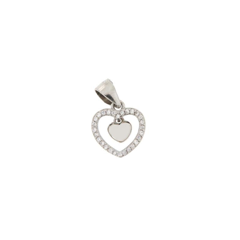 CIONDOLO ARGENTO ZIRCONE