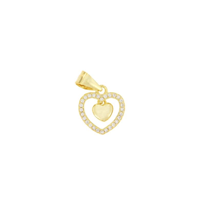 CIONDOLO ARGENTO ZIRCONE
