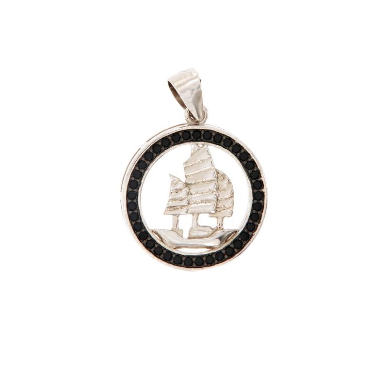 CIONDOLO ARGENTO ZIRCONE