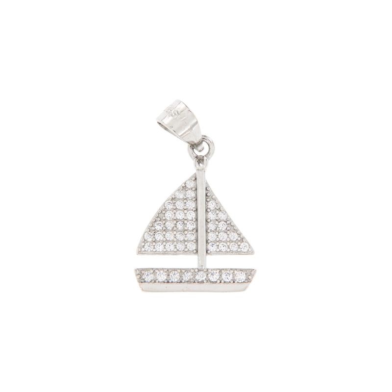 CIONDOLO ARGENTO ZIRCONE