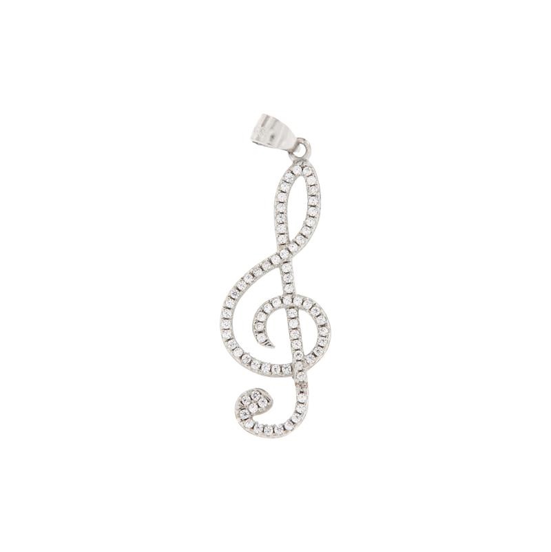 CIONDOLO ARGENTO ZIRCONE