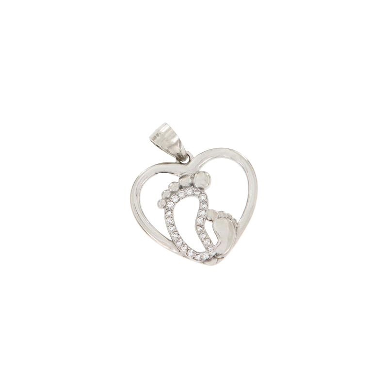 CIONDOLO ARGENTO ZIRCONE