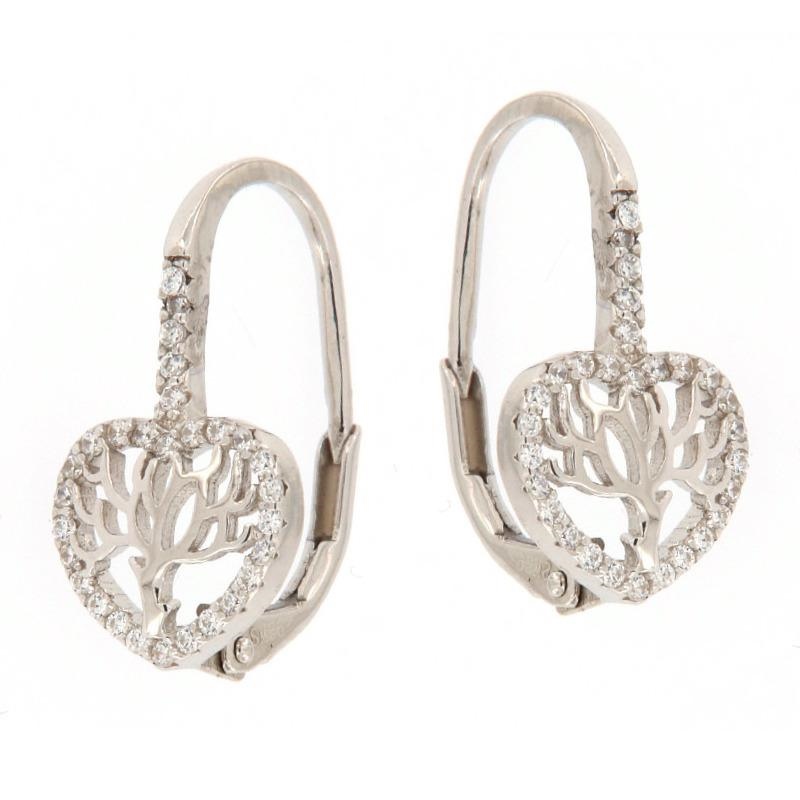 ORECCHINO ARGENTO ZIRCONE 3PZ
