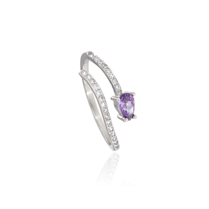 ANELLO ARGENTO ZIRCONE (R)