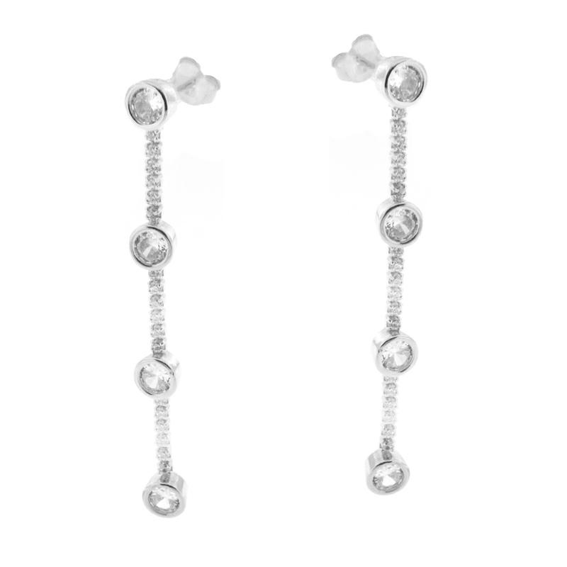 ORECCHINO ARGENTO ZIRCONE
