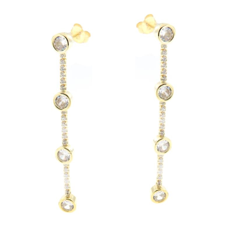 ORECCHINO ARGENTO ZIRCONE