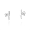 ORECCHINO ARGENTO ZIRCONE 3PZ