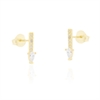 ORECCHINO ARGENTO ZIRCONE 3PZ
