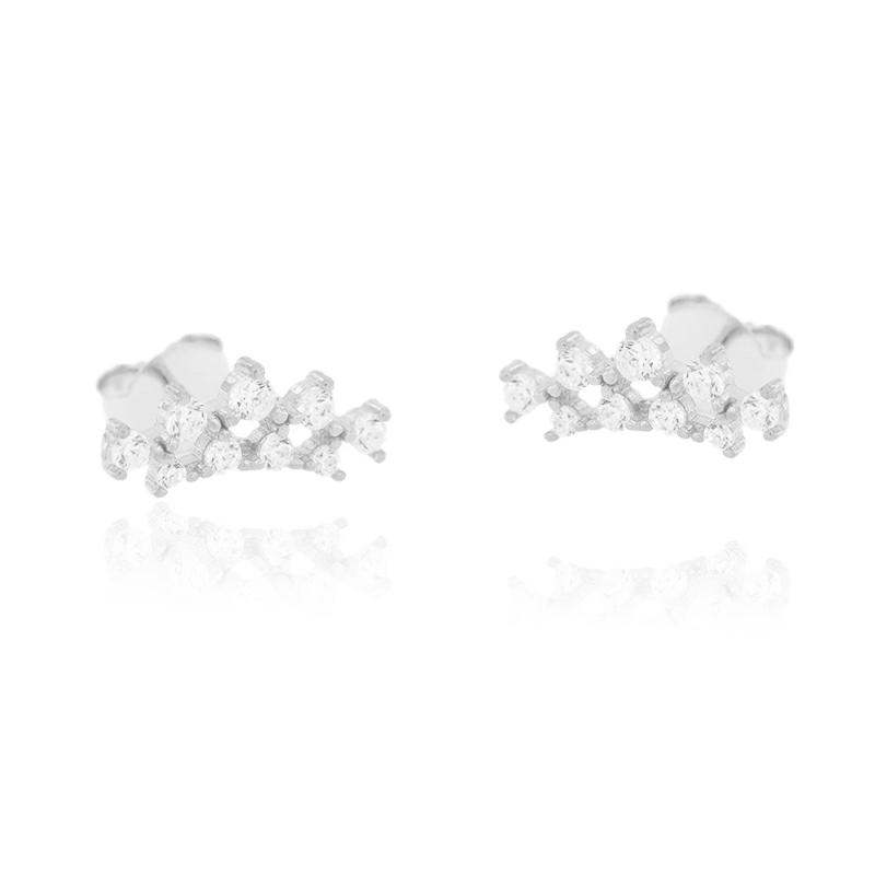 ORECCHINO ARGENTO ZIRCONE 3PZ